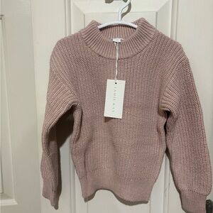 Jamie Kay pink knit sweater NWT
